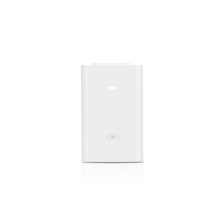 Adaptador POE 24V, 1A, 24W. Gigabit. Blanco