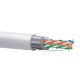 Cable Cat6 FTP, Cobre, LSZH (Libre de halógenos), CPR-DCA s2,d2,a2, Blanco. Precio por metro