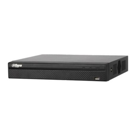 NVR 16ch IP hasta 4K/8Mpx, 80/60Mbps, H.265+, 1 HDD