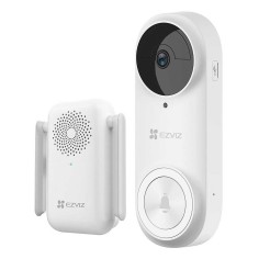 Timbre/videoportero electrónico Wifi, 6Mpx, lente 2.0mm, IR 5mts, Batería hasta 4 meses, MicroSD hasta 256Gb