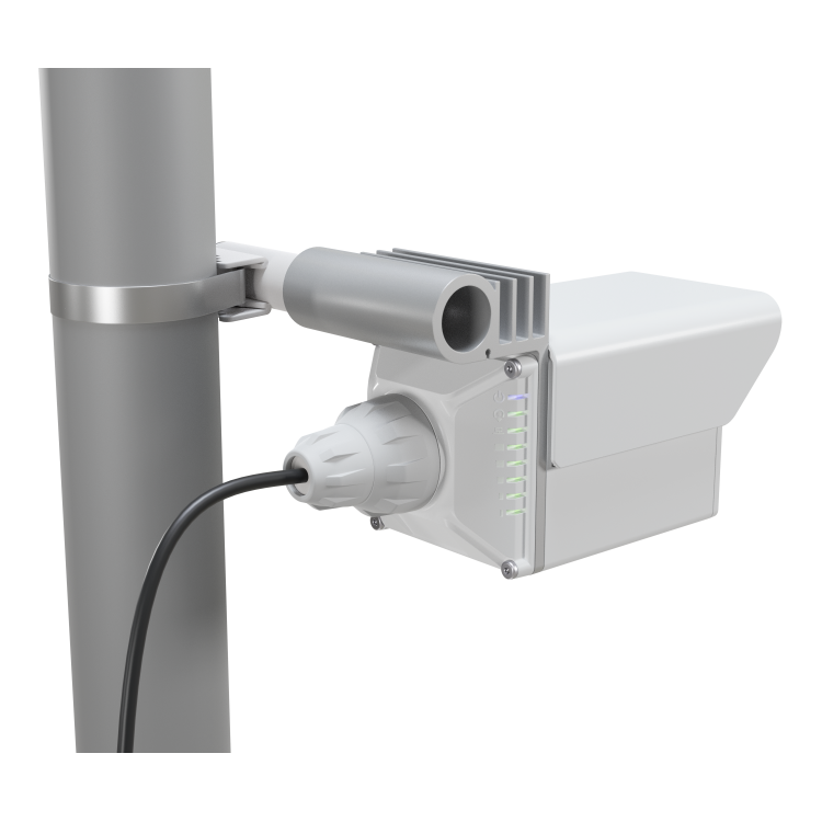 CPE inalámbrico MikroTik Wireless Wire Cube Pro - Kit 60 GHz+5 GHz, 2.4 km, PoE, Gigabit - CubeG-5ac60aypair