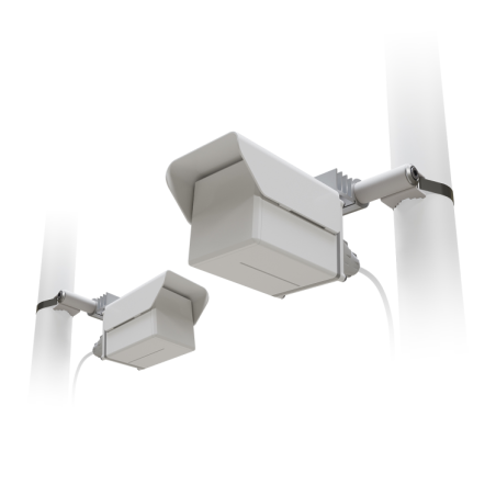 CPE inalámbrico MikroTik Wireless Wire Cube Pro - Kit 60 GHz+5 GHz, 2.4 km, PoE, Gigabit - CubeG-5ac60aypair