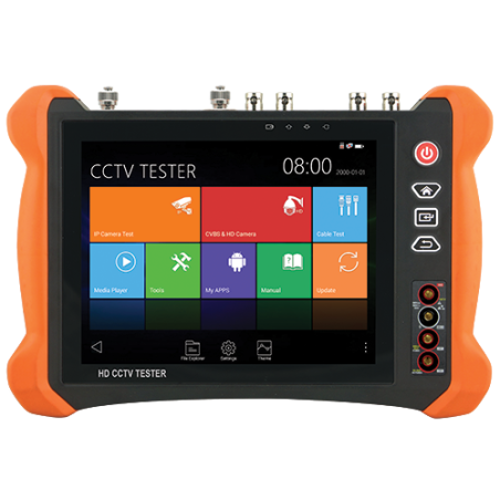 Tester CCTV 5 en 1 SF-TESTER8-5N1-4K Safire profesional con pantalla 8" y HDMI