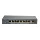 Switch Gestionable L2, 8 puertos Gigabit PoE 120W, x1 UPLINK