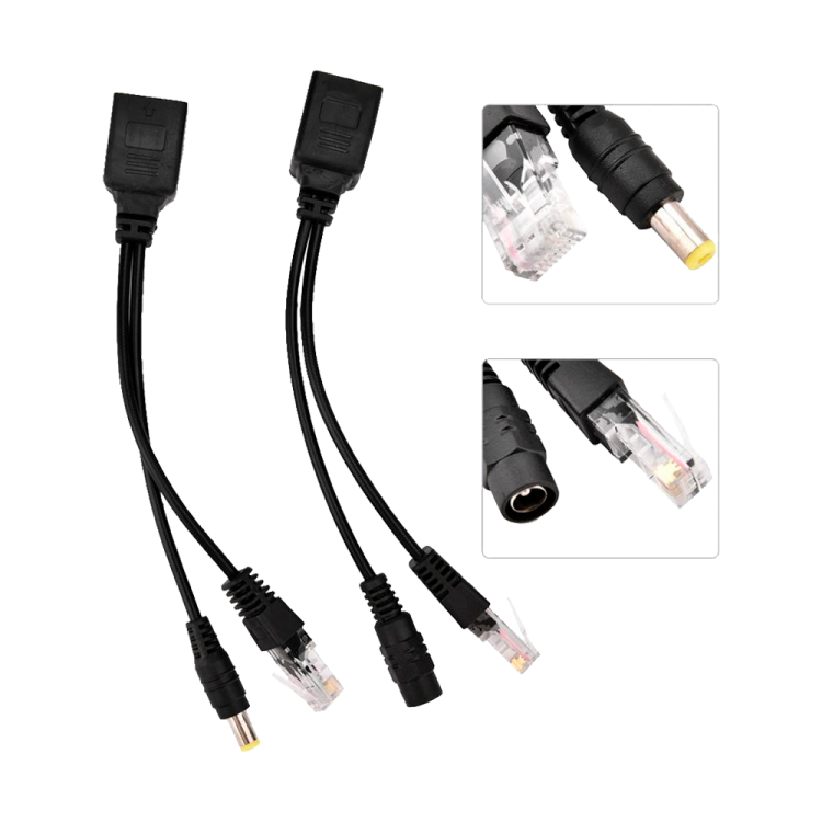 Set PoE pasivo OEM INJ-POE-SPLIT - 12-48V 10/100