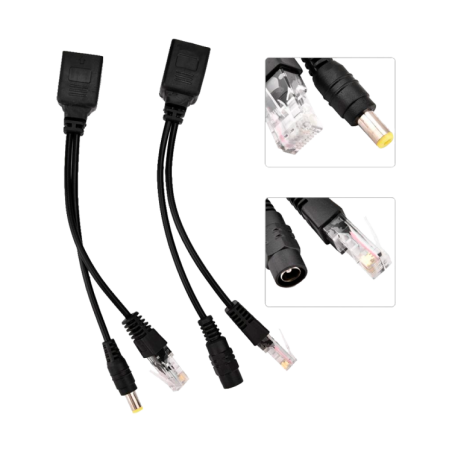 Set PoE pasivo OEM INJ-POE-SPLIT - 12-48V 10/100