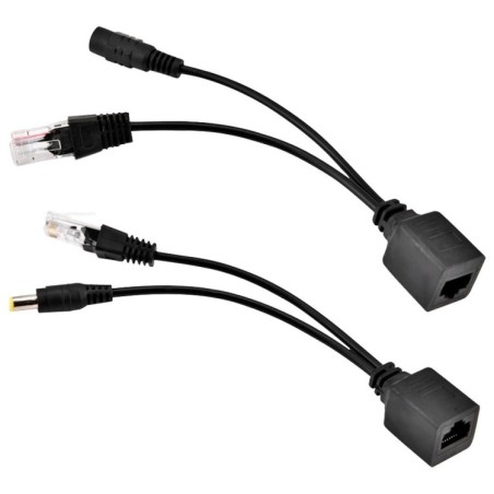 Set PoE pasivo OEM INJ-POE-SPLIT - 12-48V 10/100