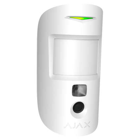 Fotodetector Ajax AJ-MOTIONCAM-PHOD-W - PhOD, Cámara PIR, Pet Immune, Wings, Grado 2. Blanco