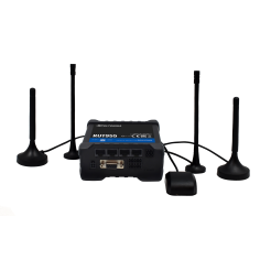 Router 4G 2,4Ghz 150mbps, x3 puerto 10/100/1000, x3 entrada, 3x salida digital +RS232 + RS485,  x2 antenas (3dBi). Industrial