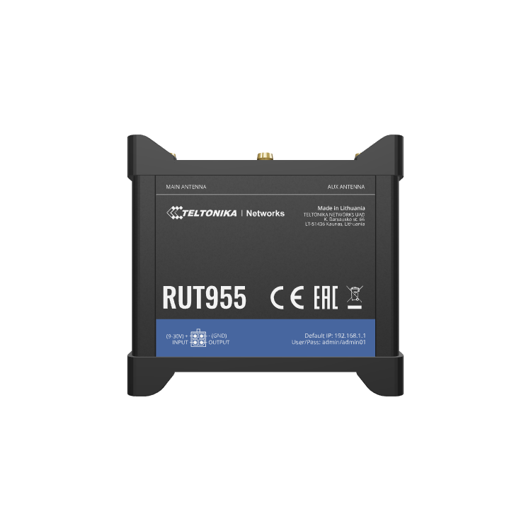 Router 4G 2,4Ghz 150mbps, x4 puerto 10/100, x3 entrada, 3x salida digital +RS232 + RS485,  x2 antenas (3dBi). Industrial