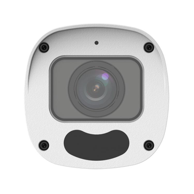 Cámara IP bullet 4Mpx, IR 30mts, lente 2.8-12mm motorizada, UltraH265, PoE802,3af, IP67