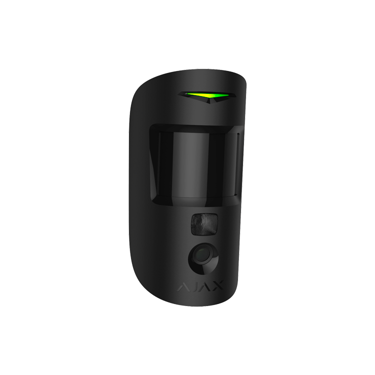 Fotodetector Ajax AJ-MOTIONCAM-PHOD-B - PhOD, Cámara PIR, Pet Immune, Wings, Grado 2. Negro