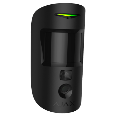 Fotodetector Ajax AJ-MOTIONCAM-PHOD-B - PhOD, Cámara PIR, Pet Immune, Wings, Grado 2. Negro