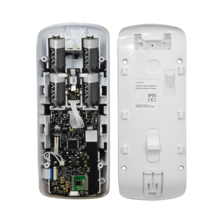 Fotodetector exterior Ajax AJ-MOTIONCAMOUTDOOR-PHOD-W - PhOD, Antimascotas, Cámara PIR, IP55. Blanco
