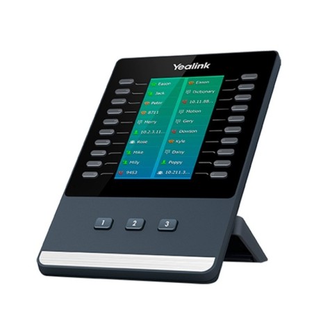 Módulo de expansión 20 teclas bicolor Pantalla color 4.3,Soporte 60 funciones. Compatible con T58V, T58A, T56A, T54S