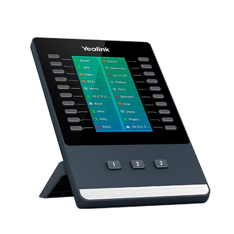 Módulo de expansión 20 teclas bicolor Pantalla color 4.3,Soporte 60 funciones. Compatible con T58V, T58A, T56A, T54S