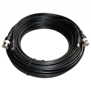 Cable coaxial RG 59 con alimentación preconectorizado con BNC + DC. 40mts