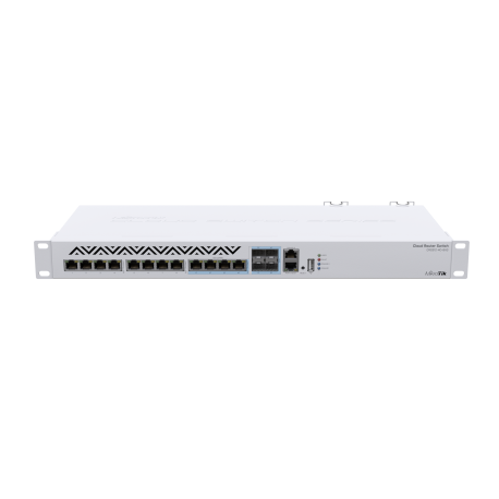Cloud Router Switch x1 10/100, x4 Combo 10G Ethernet/ SFP+ ports, x8Gb 10G, RouterOS, Level 5, Rack