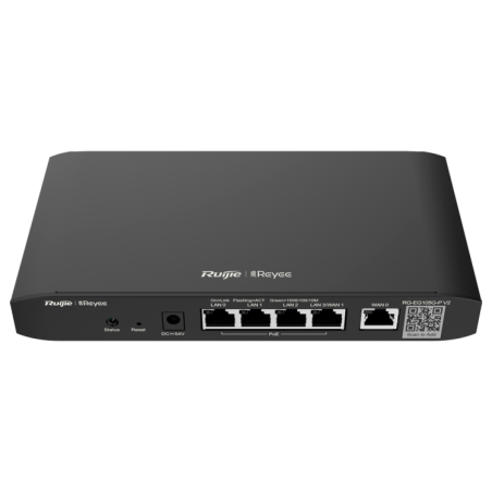 Router Controlador Cloud, x4 Puertos Gb POE (54w), x1Gb, hasta 2 WAN para balanceo, 600Mbps