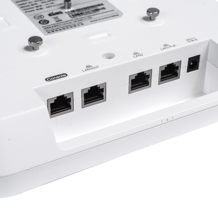 Punto de acceso WIFI 6  AX 2.4/5Ghz, 20dBm, 3dBi, x3 puerto Gb + 1x Gb trasero, 2×2 2.4GHz, 4×4 5GHz. L3 ROAMING.