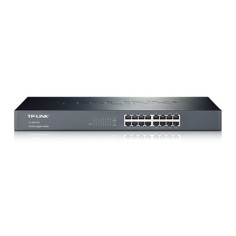 Switch de 16 puertos Gigabit, carcasa de metal. Rack