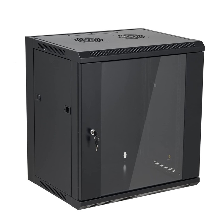 Rack de pared 19", 15U. F450 / AN600 / AL769mm, carga 60Kg, vacío. DESMONTADO