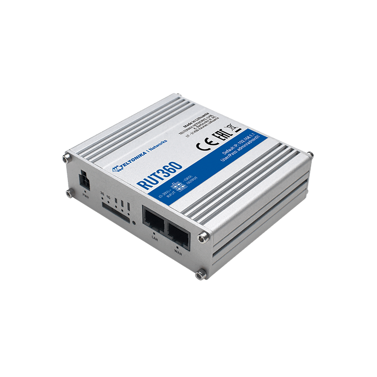 Router 4G Wifi  (2,4Ghz) 150mbps, x1 puerto WAN 10/100, x1 10/100 puerto LAN y x3 antenas (3dBi). Industrial