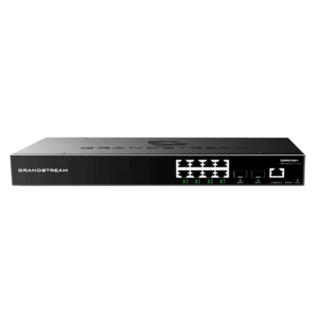 Switch gestionable L2+, x8Gb, x2 SFP. Sobremesa / Pared