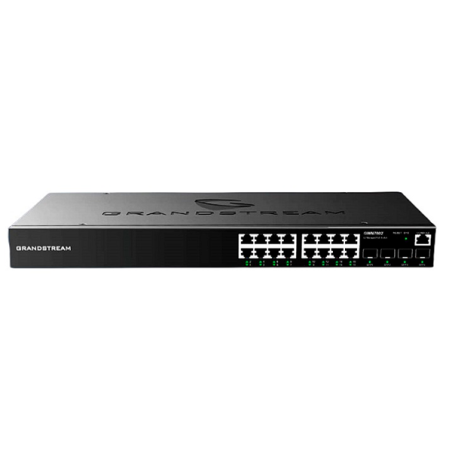 Switch gestionable L2+, x16 Gb, x4 SFP. Sobremesa / Pared / Rack