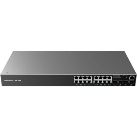 Switch gestionable L2+, x16 Gb POE 270W, x4 SFP. Sobremesa / Pared / Rack