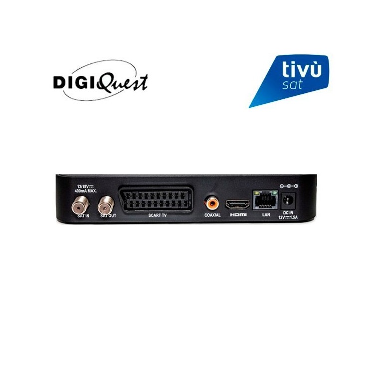Digiquest SAT (S2) + Tarjeta TivuSat, Ethernet, PVR