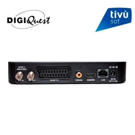 Digiquest SAT (S2) + Tarjeta TivuSat, Ethernet, PVR