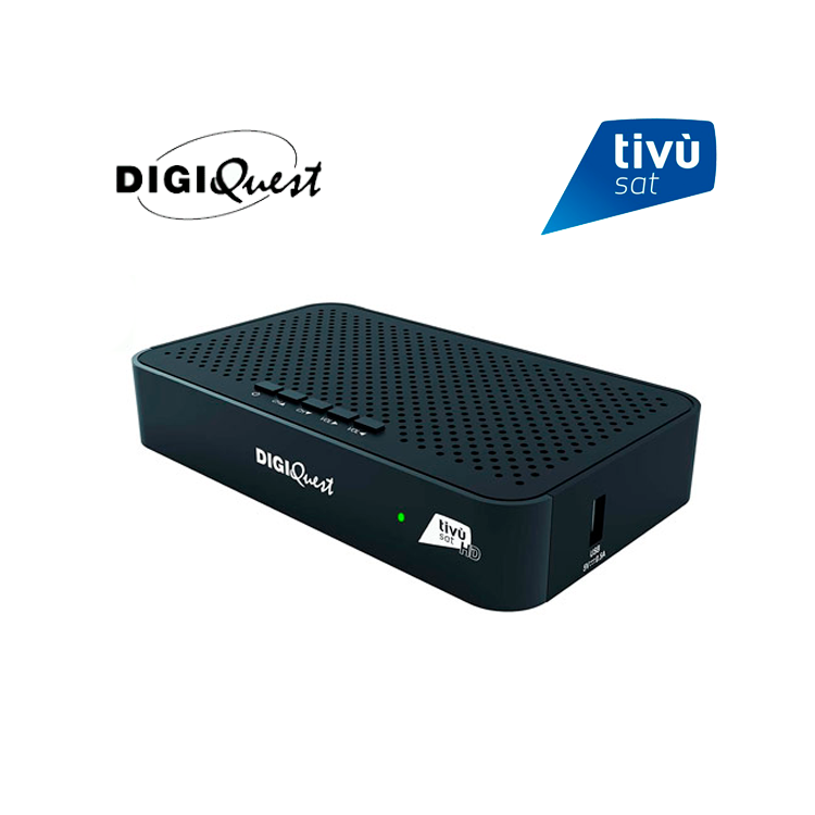 Digiquest SAT (S2) + Tarjeta TivuSat, Ethernet, PVR