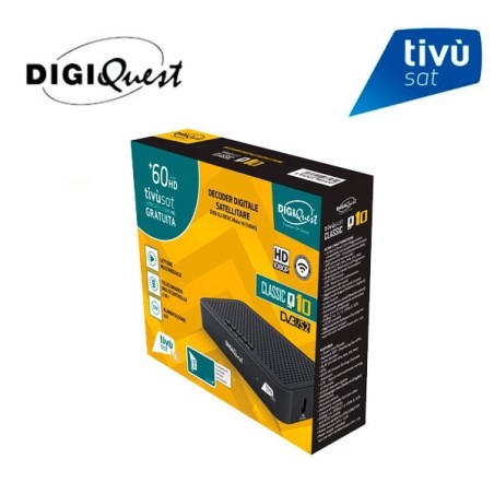 Digiquest SAT (S2) + Tarjeta TivuSat, Ethernet, PVR