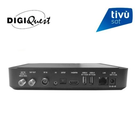 Digiquest COMBO SAT 4K (S2) y TDT DVB-T2 + Tarjeta TivuSat 4K Ultra HD, Ethernet, PVR Digiquest COMBO SAT 4K (S2) y TDT DVB-T2 + Tarjeta TivuSat 4K Ultra HD, Ethernet, PVR