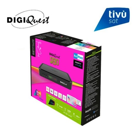Digiquest COMBO SAT 4K (S2) y TDT DVB-T2 + Tarjeta TivuSat 4K Ultra HD, Ethernet, PVR Digiquest COMBO SAT 4K (S2) y TDT DVB-T2 + Tarjeta TivuSat 4K Ultra HD, Ethernet, PVR