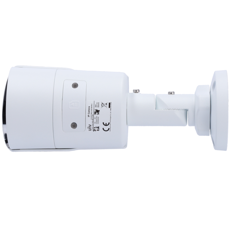 Cámara IP bullet, 8Mpx, IR 50mts, lente 2.8mm motorizada, UltraH265, PoE802,3af, IP67