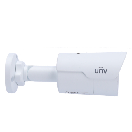 Cámara IP bullet, 8Mpx, IR 50mts, lente 2.8mm motorizada, UltraH265, PoE802,3af, IP67