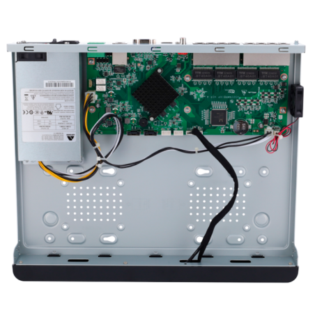 NVR 16ch IP PoE hasta 12Mpx, 320Mbps, H.265+, 2 HDD