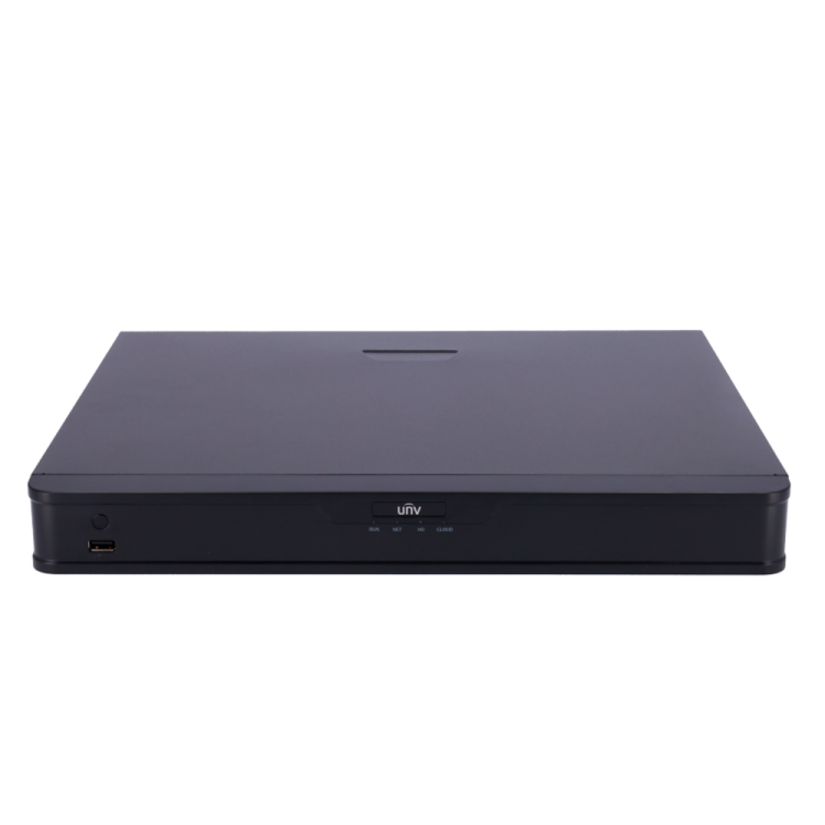NVR 16ch IP PoE hasta 12Mpx, 320Mbps, H.265+, 2 HDD