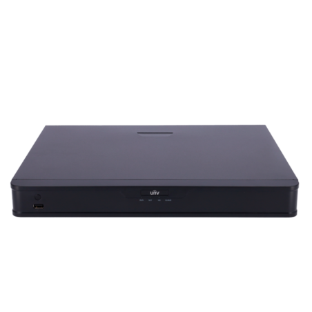 NVR 16ch IP PoE hasta 12Mpx, 320Mbps, H.265+, 2 HDD