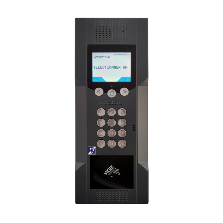 Videoportero 4G hasta 200 vecinos con control de acceso por llavero de proximidad. Placa Intracode