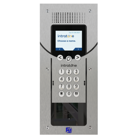 Videoportero 4G hasta 200 vecinos con lector de proximidad manos libres. Placa Vendone Smile. Para Empotrar.