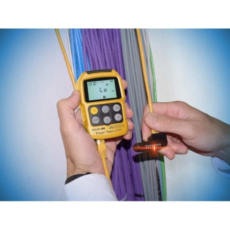 Medidor óptico bolsillo - PROMAX PROLITE-24 - 7 longitudes de onda, VFL 2 mW, Tester Ethernet
