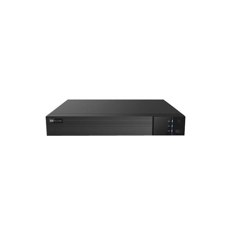 NVR 8ch IP hasta 8Mpx, 80Mbps, H.265+, 1 HDD, Reconocimiento facial en 8 canales