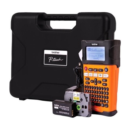 Rotuladora prof. Cintas compatibles de 3,5 / 6 / 9 / 12/18mm.. Maletín de protección, cinta de 18mm y  Bateria iones