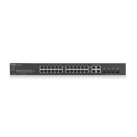Switch x24 Gb y x4 SFP. Gestión híbrida Smart mode, standalone o NebulaFlex Cloud. Refrigeración ultrasilenciosa. Para escritor