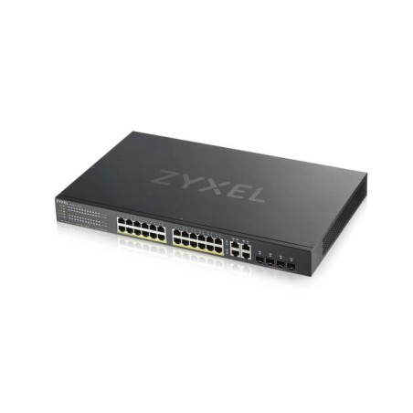 Switch x24 Gb POE 170W y x4 SFP. Gestión híbrida Smart mode, standalone o NebulaFlex Cloud. Para escritorio/rack