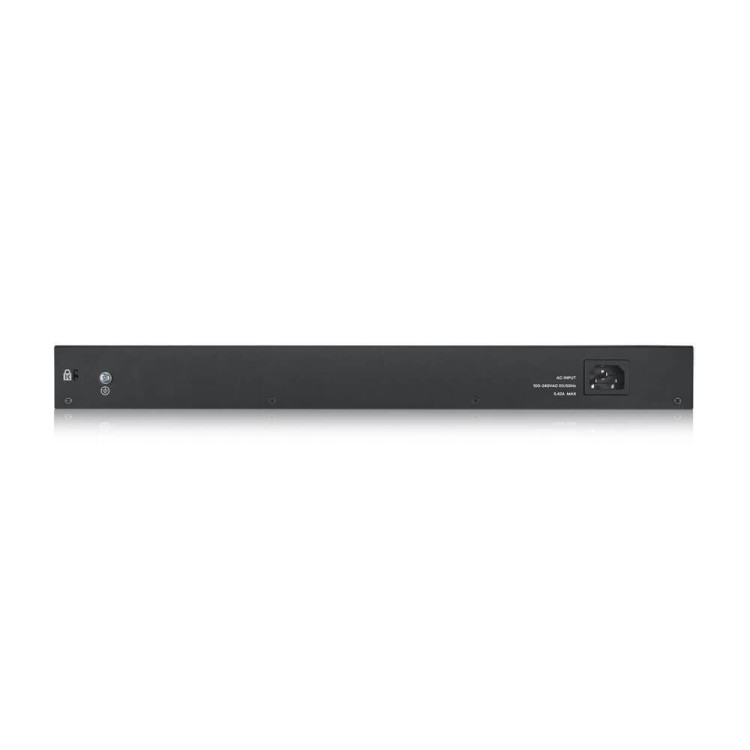 Switch x44 Gb POE 375W, x4 SFP y x4 COMBO. Gestión híbrida Smart mode, standalone o NebulaFlex Cloud. Escritorio/rack