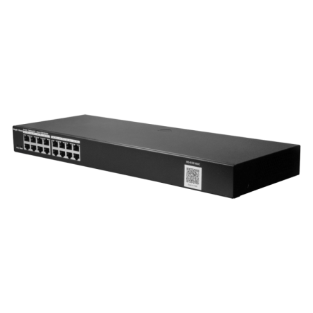 Switch Gestionable L2, 16 puertos Gigabit, para rack 19"